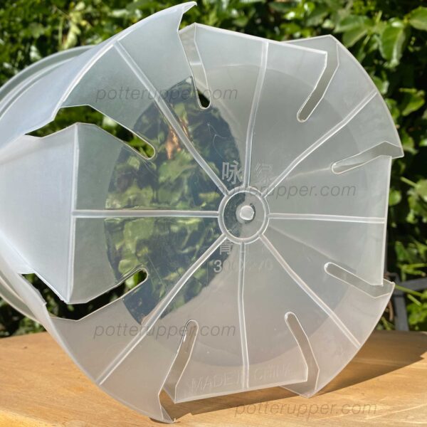 11.5" Large Clear Pots for Monstera, Philodendrons, Anthuriums, Houseplants