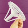 4" Hydropnic Cone, Single Hole Plant Holder